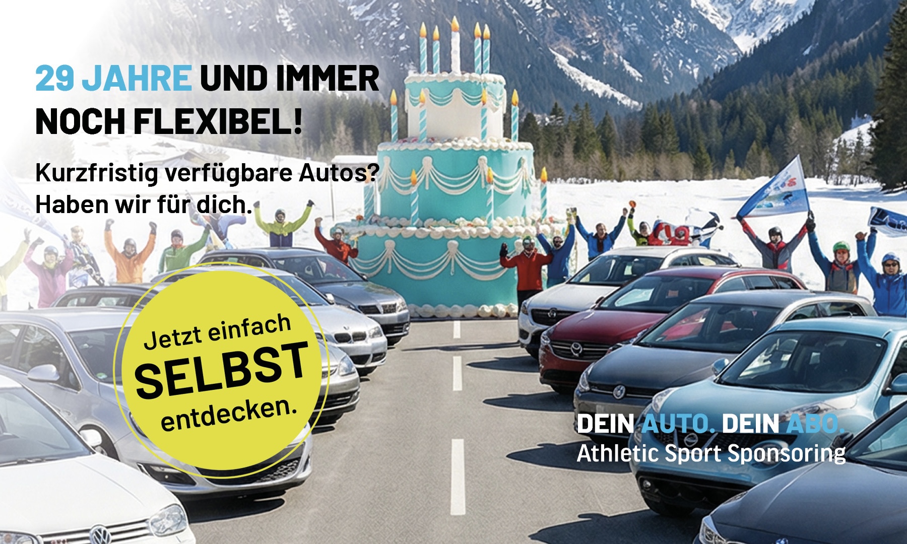 Unser Partner feiert. Und ihr profitiert.