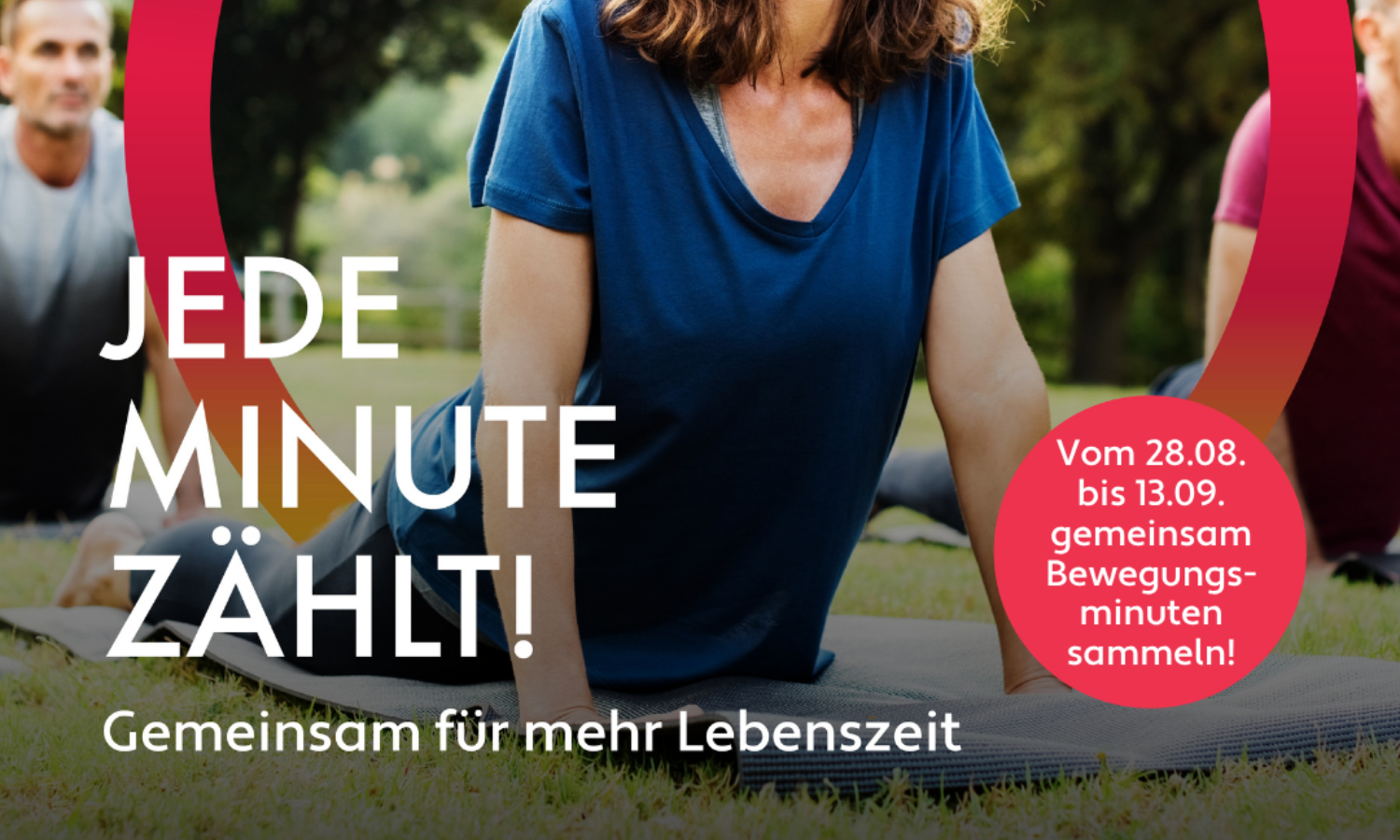 Vereinschallenge „Jede Minute zählt!“ von der Initiative „Bewegung gegen Krebs“